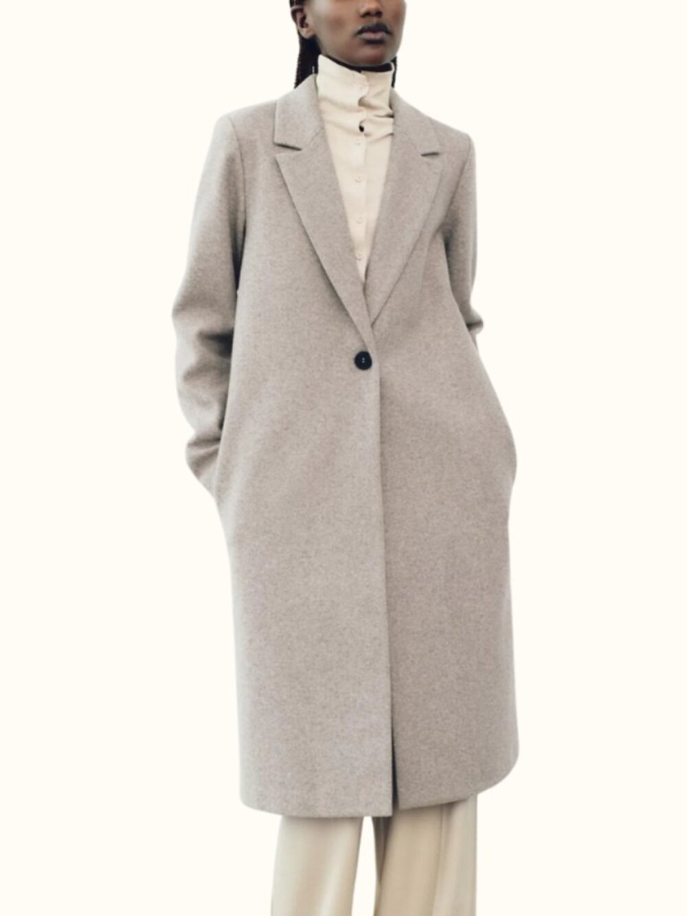 H&M Brushed Coat